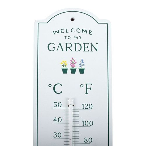 Welcome to My Garden Wall Thermometer | Inspired Creative Gifts | UK Supplier