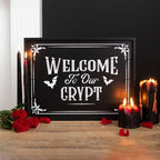 Welcome To Our Crypt Wall Plaque | Inspired Creative Gifts | UK Supplier