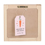 Welcome to Our Patch Wooden Frame Sign | Inspired Creative Gifts | UK Supplier