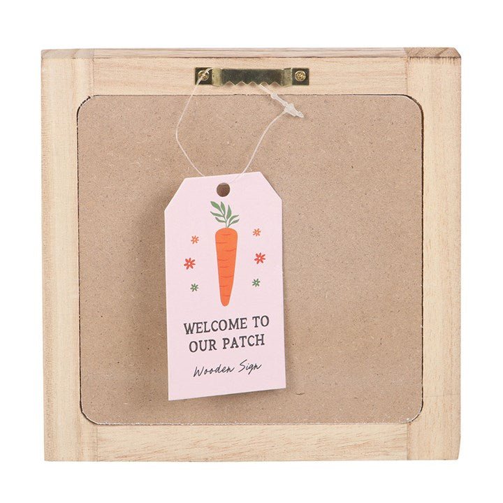 Welcome to Our Patch Wooden Frame Sign | Inspired Creative Gifts | UK Supplier