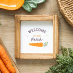 Welcome to Our Patch Wooden Frame Sign | Inspired Creative Gifts | UK Supplier