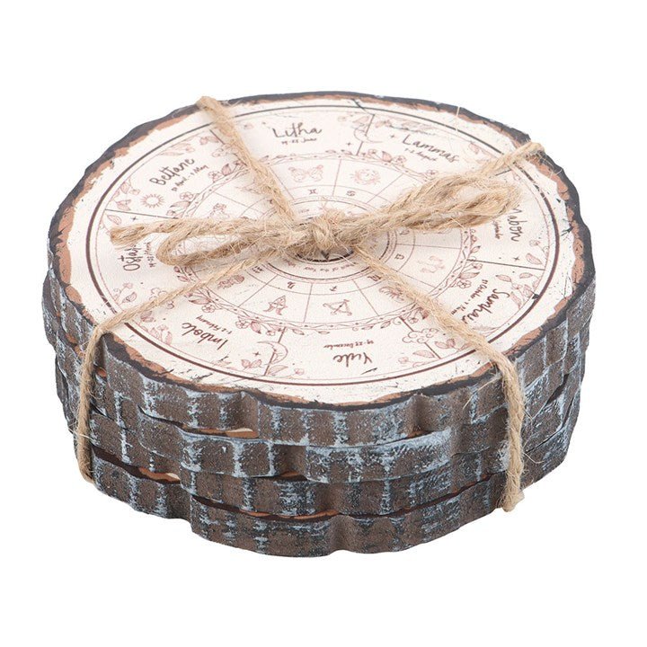 Wheel of the Year Coaster Set | Inspired Creative Gifts | UK Supplier