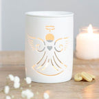 White Angel Cut Out Oil Burner | Inspired Creative Gifts | UK Supplier