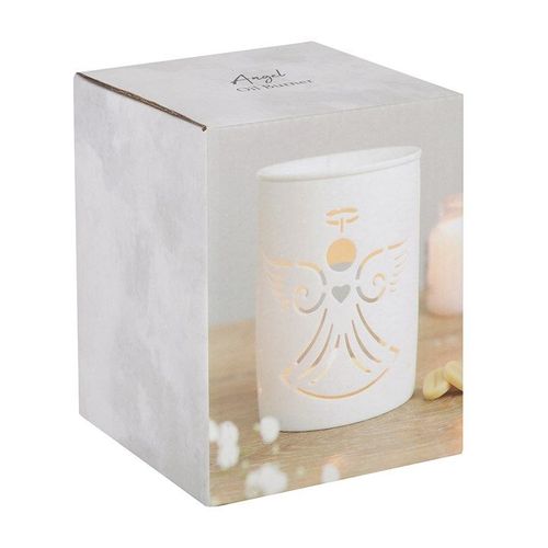 White Angel Cut Out Oil Burner | Inspired Creative Gifts | UK Supplier