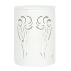 White Angel Wings Cut Out Oil Burner | Inspired Creative Gifts | UK Supplier