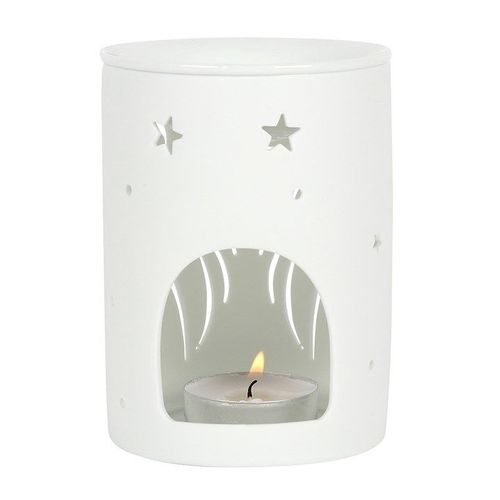 White Angel Wings Cut Out Oil Burner | Inspired Creative Gifts | UK Supplier