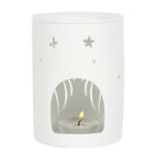 White Angel Wings Cut Out Oil Burner | Inspired Creative Gifts | UK Supplier
