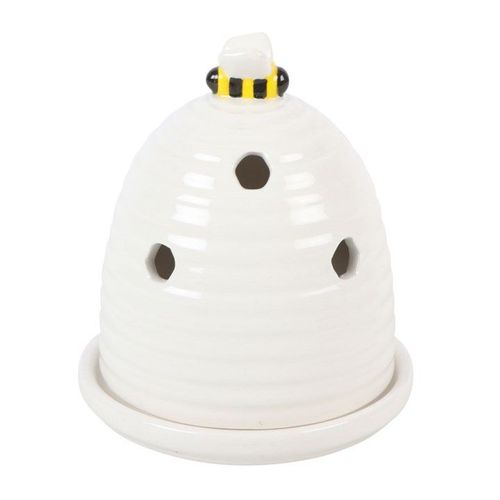 White Beehive Incense Cone Holder | Inspired Creative Gifts | UK Supplier