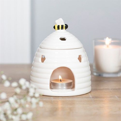 White Beehive Oil Burner | Inspired Creative Gifts | UK Supplier