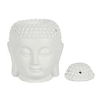 White Buddha Head Oil Burner | Inspired Creative Gifts | UK Supplier