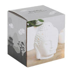 White Buddha Head Oil Burner | Inspired Creative Gifts | UK Supplier