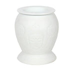 White Ceramic Buddha Electric Oil Burner and Wax Warmer | Inspired Creative Gifts | UK Supplier