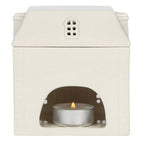 White Ceramic House Oil Burner | Inspired Creative Gifts | UK Supplier