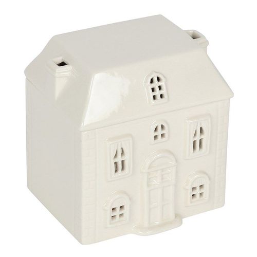 White Ceramic House Oil Burner | Inspired Creative Gifts | UK Supplier