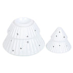 White Christmas Tree Oil Burner | Inspired Creative Gifts | UK Supplier