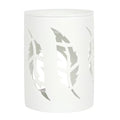 White Feather Cut Out Oil Burner | Inspired Creative Gifts | UK Supplier