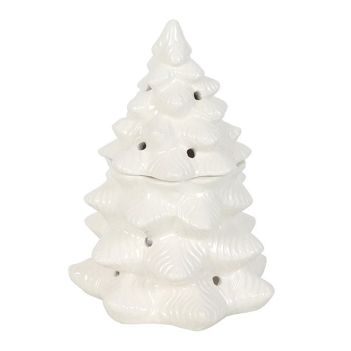 White Fir Tree Oil Burner and Wax Warmer | Inspired Creative Gifts | UK Supplier