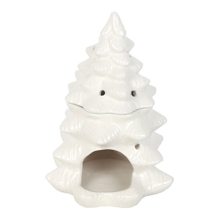 White Fir Tree Oil Burner and Wax Warmer | Inspired Creative Gifts | UK Supplier