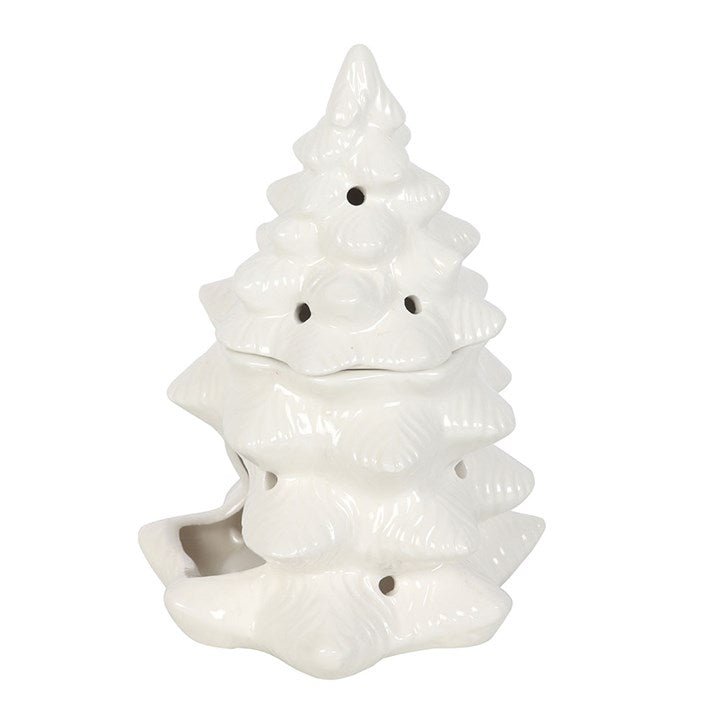 White Fir Tree Oil Burner and Wax Warmer | Inspired Creative Gifts | UK Supplier