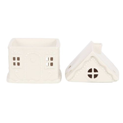 White Gingerbread House Oil Burner | Inspired Creative Gifts | UK Supplier