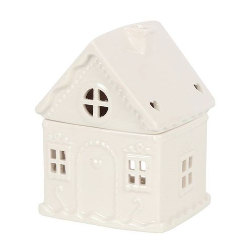 White Gingerbread House Oil Burner | Inspired Creative Gifts | UK Supplier