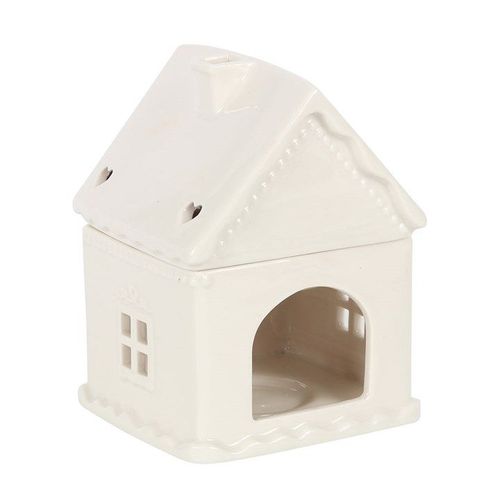 White Gingerbread House Oil Burner | Inspired Creative Gifts | UK Supplier
