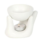 White Hand Ceramic Oil Burner | Inspired Creative Gifts | UK Supplier