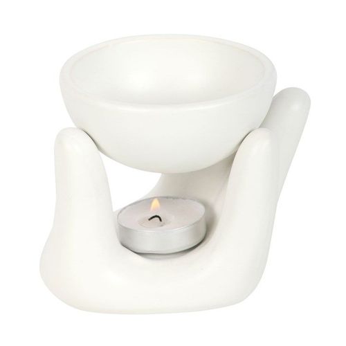 White Hand Ceramic Oil Burner | Inspired Creative Gifts | UK Supplier