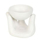 White Hand Ceramic Oil Burner | Inspired Creative Gifts | UK Supplier