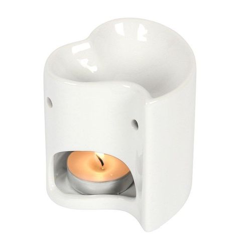 White Heart Oil Burner | Inspired Creative Gifts | UK Supplier