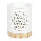 White Mandala Cut Out Oil Burner | Inspired Creative Gifts | UK Supplier