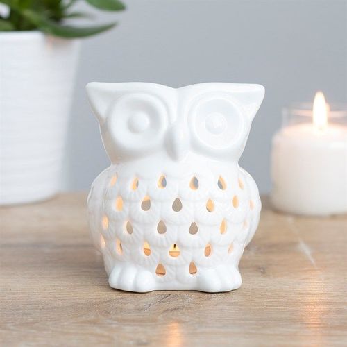 White Owl Oil Burner | Inspired Creative Gifts | UK Supplier