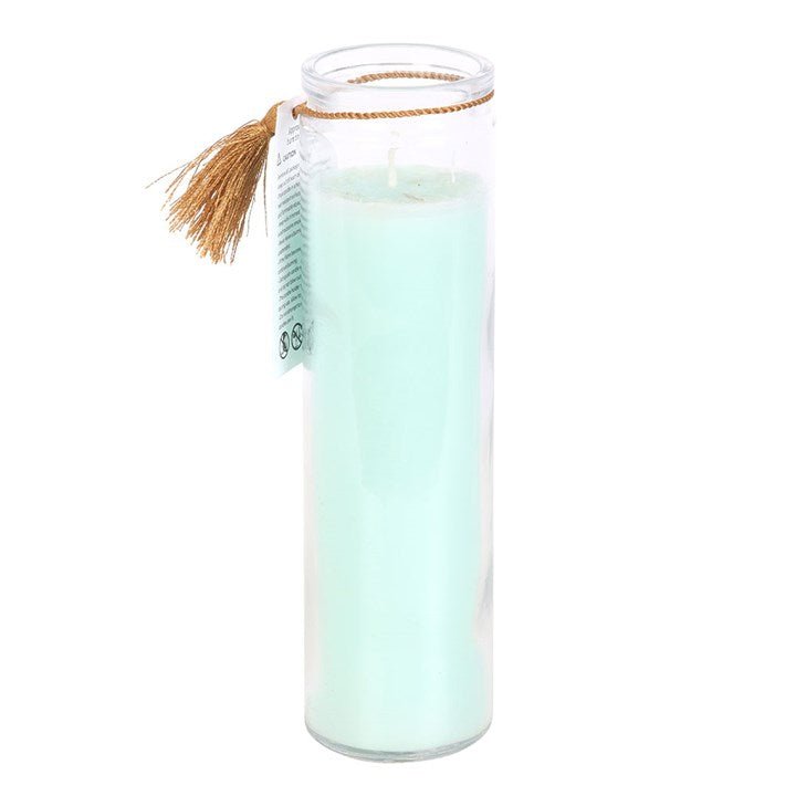 White Sage Tube Candle with Clear Quartz Crystals | Inspired Creative Gifts | UK Supplier