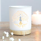White Tree of Life Cut Out Oil Burner | Inspired Creative Gifts | UK Supplier