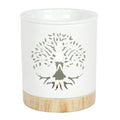 White Tree of Life Cut Out Oil Burner | Inspired Creative Gifts | UK Supplier