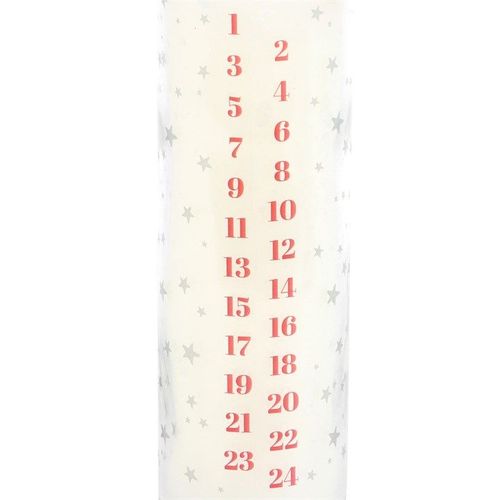 White Vanilla Advent Tube Candle | Inspired Creative Gifts | UK Supplier