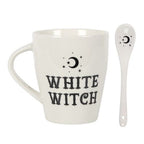 White Witch Mug and Spoon Set | Inspired Creative Gifts | UK Supplier