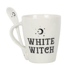White Witch Mug and Spoon Set | Inspired Creative Gifts | UK Supplier