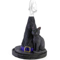 Witch Hat With Cat Incense Cone Holder | Inspired Creative Gifts | UK Supplier