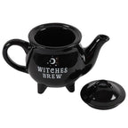 Witches Brew Black Ceramic Tea Pot | Inspired Creative Gifts | UK Supplier
