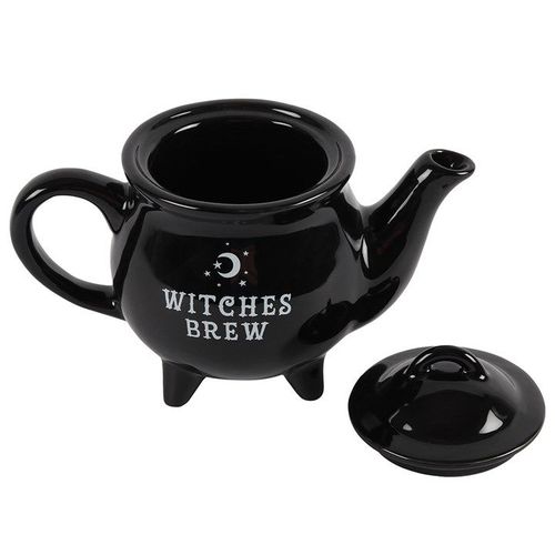 Witches Brew Black Ceramic Tea Pot | Inspired Creative Gifts | UK Supplier