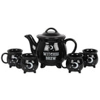 Witches Brew Ceramic Cauldron Tea Set | Inspired Creative Gifts | UK Supplier