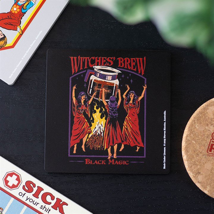 Witches' Brew Coaster by Steven Rhodes | Inspired Creative Gifts | UK Supplier