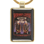 Worship Coffee Keyring by Steven Rhodes | Inspired Creative Gifts | UK Supplier