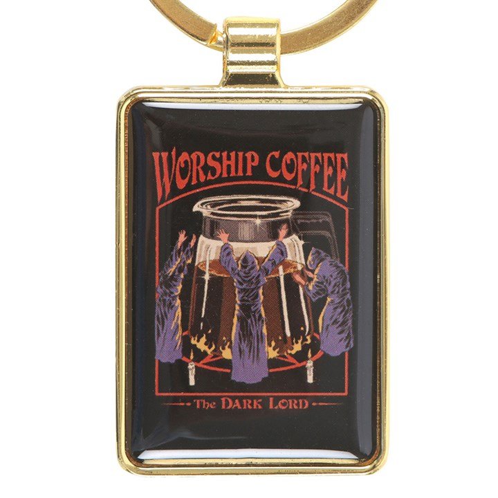 Worship Coffee Keyring by Steven Rhodes | Inspired Creative Gifts | UK Supplier