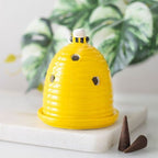 Yellow Beehive Incense Cone Holder | Inspired Creative Gifts | UK Supplier