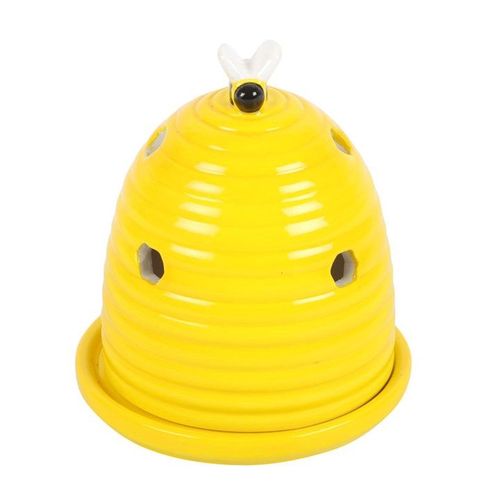 Yellow Beehive Incense Cone Holder | Inspired Creative Gifts | UK Supplier