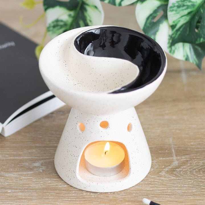 Yin Yang Dual Oil Burner and Wax Warmer | Inspired Creative Gifts | UK Supplier
