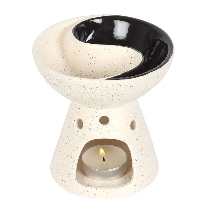 Yin Yang Dual Oil Burner and Wax Warmer | Inspired Creative Gifts | UK Supplier