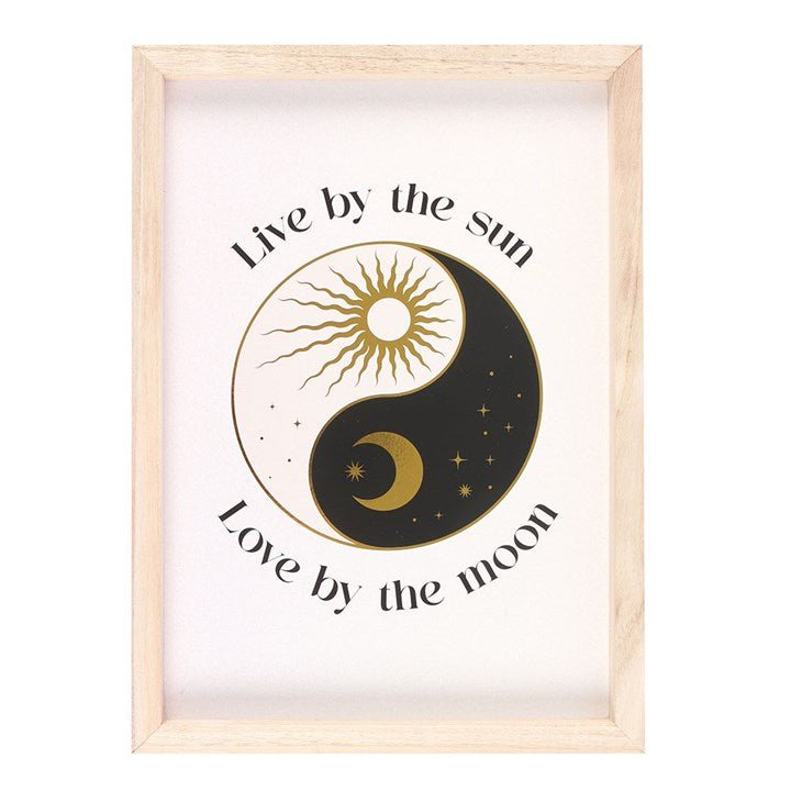 Yin Yang Framed Wall Art Print | Inspired Creative Gifts | UK Supplier